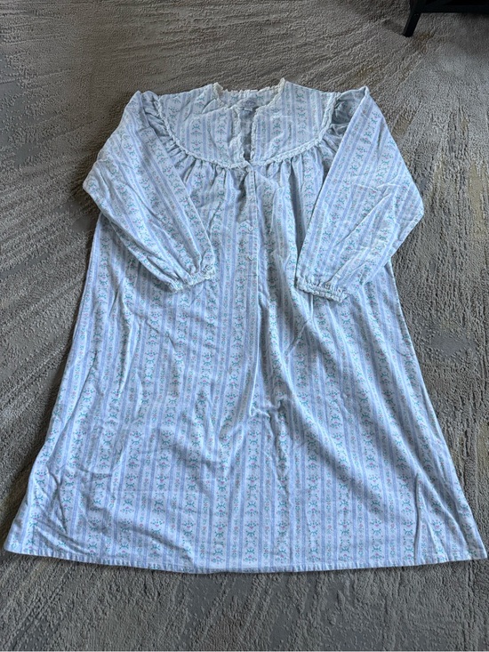Lanz Of Salzburg Other - Lanz of Salisbury Floral hearts sleep dress midi long sleeve Pink blue large